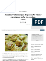 Albondigas de Pescado