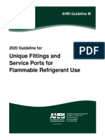 Unique Fittings and Service Ports For Flammable Refrigerant Use