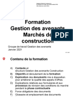 Formation Gestion Des Avenants