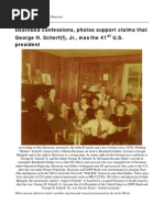 George HW Bush Is Really George H Scherf Jr.