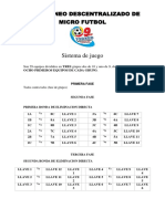 Sistema de Juego y Normas Generales