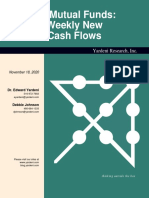 US Mutual Funds: Weekly New Cash Flows: Yardeni Research, Inc