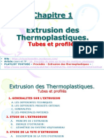 Chap 1 Extrusion Des Mp. Tubes Et Profilc3a9s 2020 Etudiants