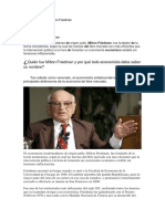 Modelo Económico Milton Friedman