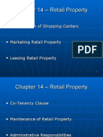 RES 3700 - Chapter 14 Retail Property