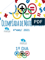 Programação Olimpiadas Da Matemática Presencial 2021
