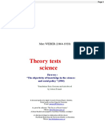 Essais Science 01 Max Weber EN