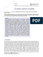 Fuzzy-Frequency Ratio Model For Avalanche Susceptibility