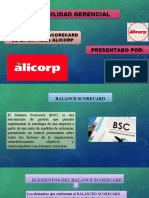 Balance Scorecard - Alicorp