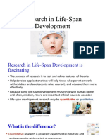 5 Research in Life-Span Development