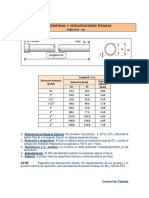 Especificaciones Tecnicas Tubo Sch 40