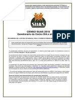 Questionario Centro DIA - Censo SUAS 2019
