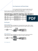 SnapStream Server Power and Thermal Output