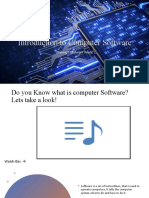 Introduction To Computer Software