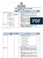 Weekly Home Learning Plan For Cookery: Department of Education