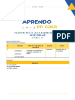 PLANIFICACION DEL 26 AL 30 DE ABRIL DEL 2021 Actualizado