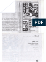 Comte, Augusto - Ensayo de Un Sistema de Política Positiva (Fragmento. I Exposición General Pp. 60-79)