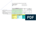 Course Learning Outcome (CLO), Delivery and Assessment Template