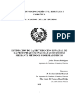 Estimación distribución precipitación zonas montañosas