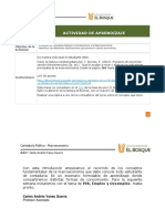 1 Semana - Introducción A La Macroeconomia