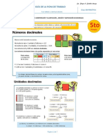 Semana 25 - Números Decimales Comparación y Clasificación - Adición y Sustracción de Decimales