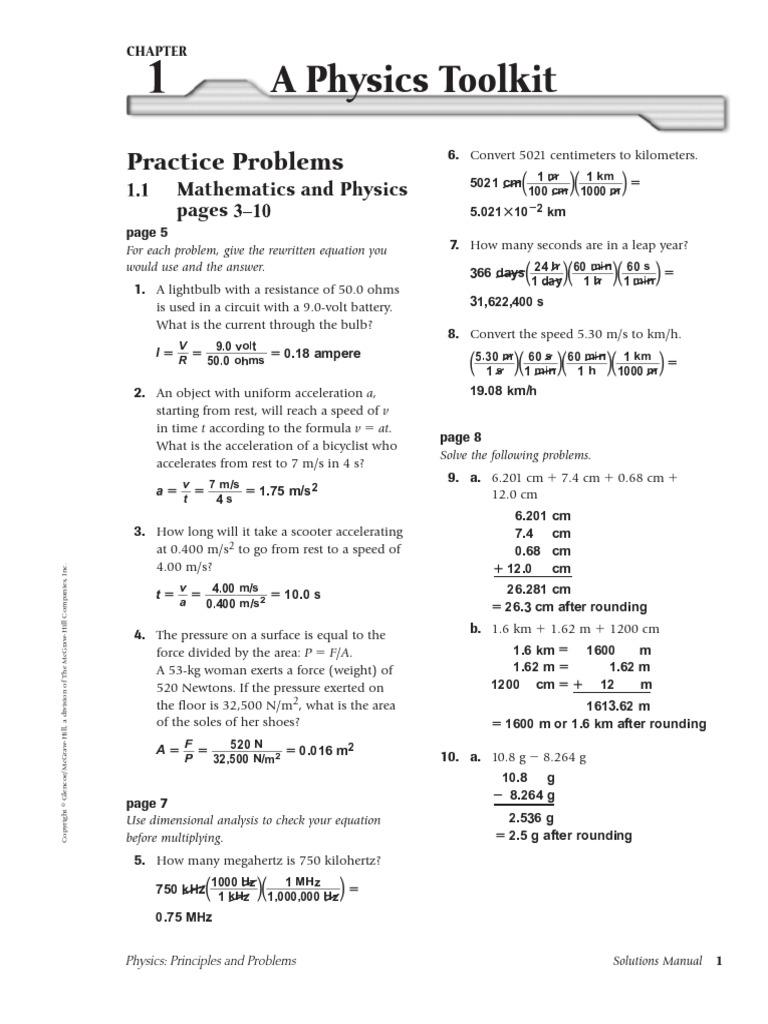 CH 1 Text Solutions | PDF | Mathematical Objects | Equations