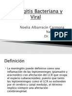 Meningitis Bacteriana y Viral