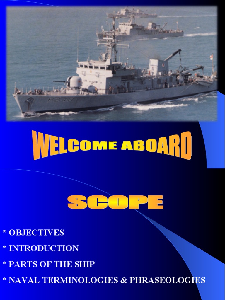 Naval Terms and Phraseologies PDF Stern Deck (Ship)