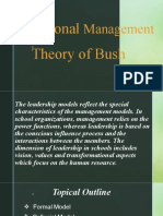 Educational Management Theory of Bush