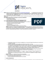 Inscripción Registro Mercantil