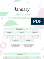 January: Daily Slides