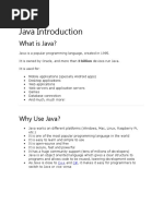 Java Lesson 1