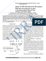 Review and Mitigation of Sub Synchronous