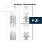 Jadwal Sharing Firman Tuhan PPGTM Jakarta Mei 2021