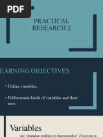 Practical Research 2 Variables