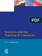 Stylistics and The Teaching of Literature (PDFDrive)