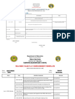 Teacher'S Work Assignment Plan: (Based On Division Memorandum 161 S. 2020)