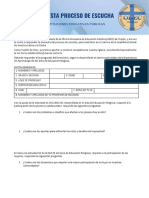 Encuesta proceso escucha Asamblea Eclesial América Latina estudiantes