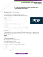 NCERT Solutions For Class 12 Physics Chapter 3 Current Electricity