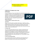 Cic - Estudo e Reflexão - Tema 03 - A Resposta Do Homem A Deus Crer