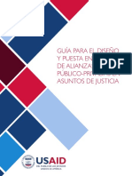 Guía para El Diseño y Puesta en Marcha de Alianzas Público-Privadas en Asuntos de Justicia