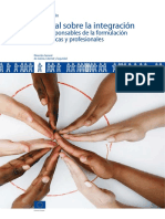 Manual Sobre La Integración para Responsables de La Formulación de Políticas y Profesionales