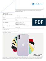 Iphone-11 Datasheet: Quick Specs