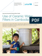 Use of Ceramic Water Filters in Cambodia: Improving Household Drinking Water Quality