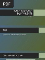 Chapter 1 Cash and Cash Equivalents