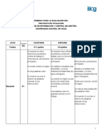 Rúbrica para La Evaluación Del Documento Final