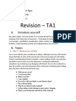 Revision - TA1: A. Introduce Yourself