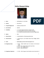 KPU RI Chairman CV