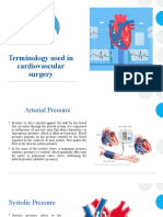 Terminology Used in Cardiovascular Surgery