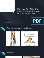 Sistema Automático para La Alimentación de Las Mascotas